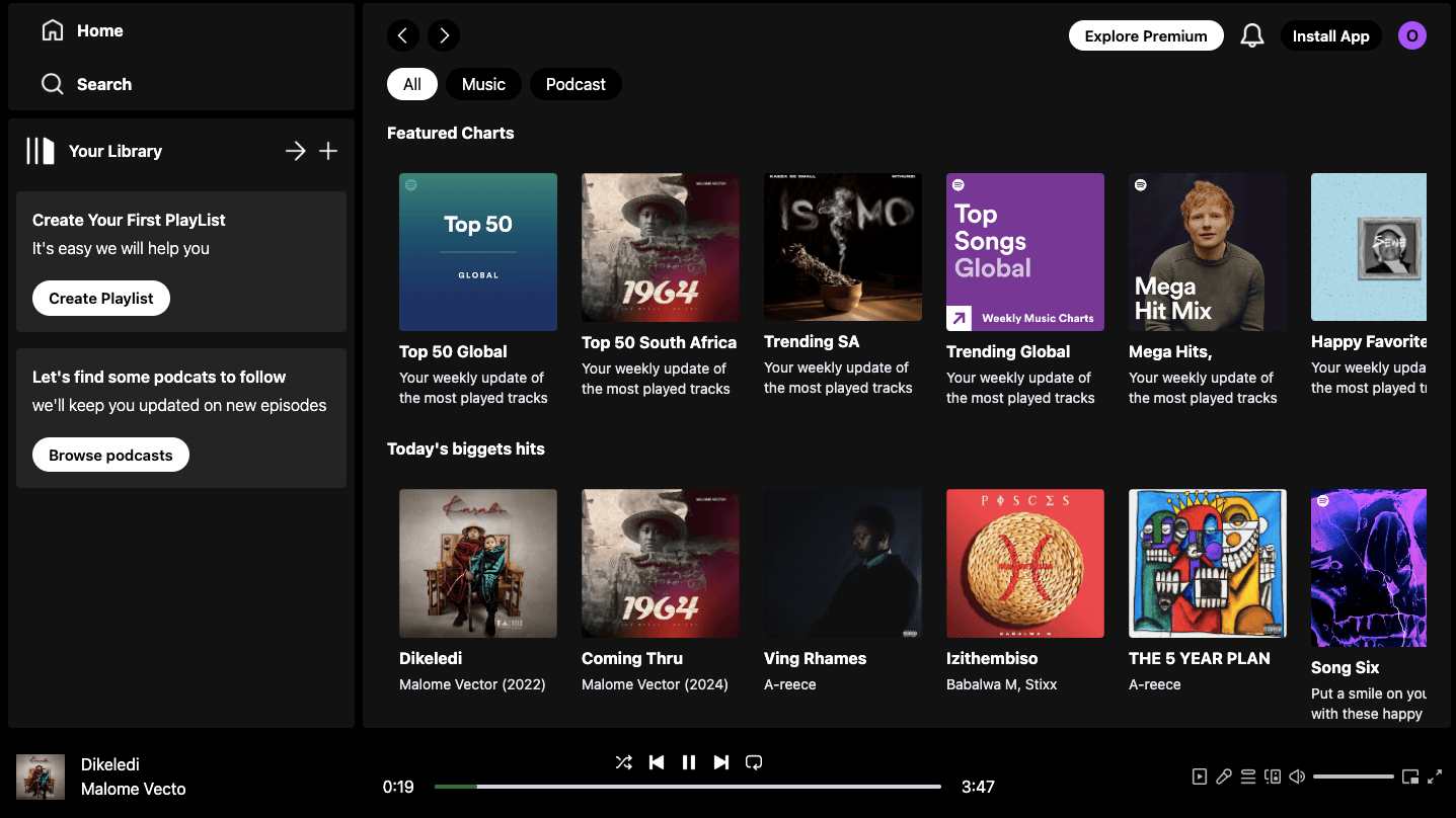 Spotify Clone